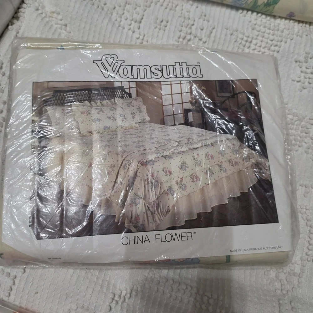 Vintage Wamsutta Double Flat Sheet Ultracale 80s 